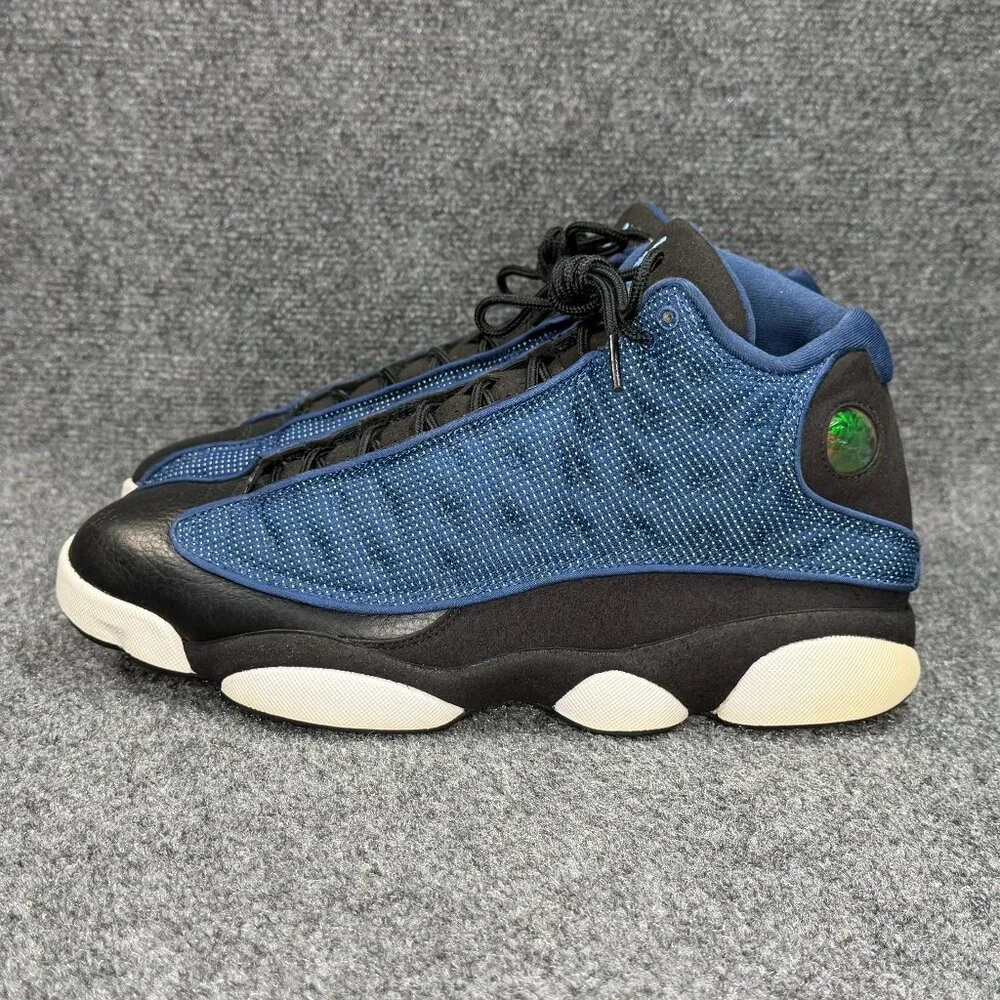 Jordan 13 Retro Basketball Shoes Men's Size 11.5‎ Brave Blue Athletic Sneakers